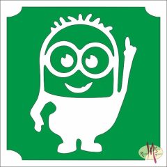 5x5 cm-es Csillám tetoválás sablon - Gru Minyon 31