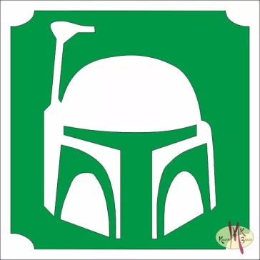 5x5 cm-es Csillám tetoválás sablon - Star Wars 35