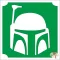 5x5 cm-es Csillám tetoválás sablon - Star Wars 35
