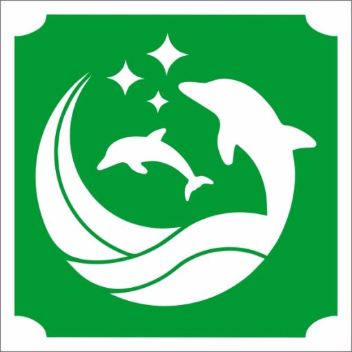 Csillám tetoválás sablon - Delfinek mintával.