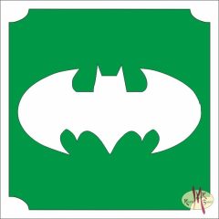 5x5 cm-es Csillám tetoválás sablon - Batman  41