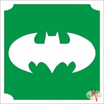 5x5 cm-es Csillám tetoválás sablon - Batman  41