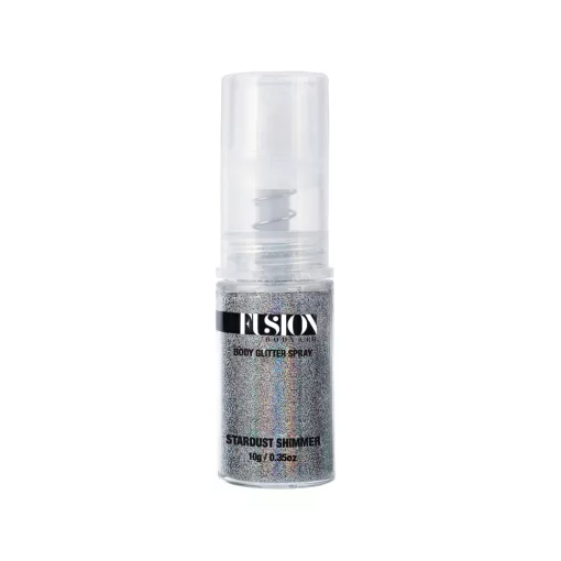 Fusion Glitter Pump Spray Stardust Shimmer - Holographic Silver