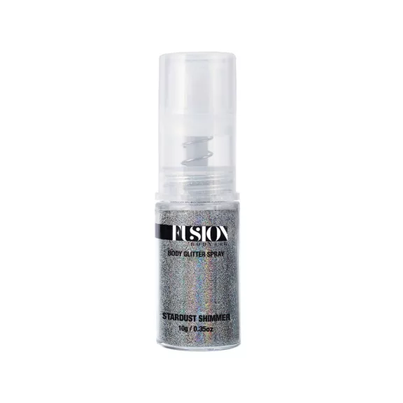 Fusion Glitter Pump Spray Stardust Shimmer - Holographic Silver