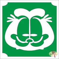5x5 cm-es Csillámtetoválás sablon - Garfield 60
