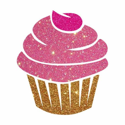 5x5 cm-es Csillámtetoválás sablon - Muffin 65