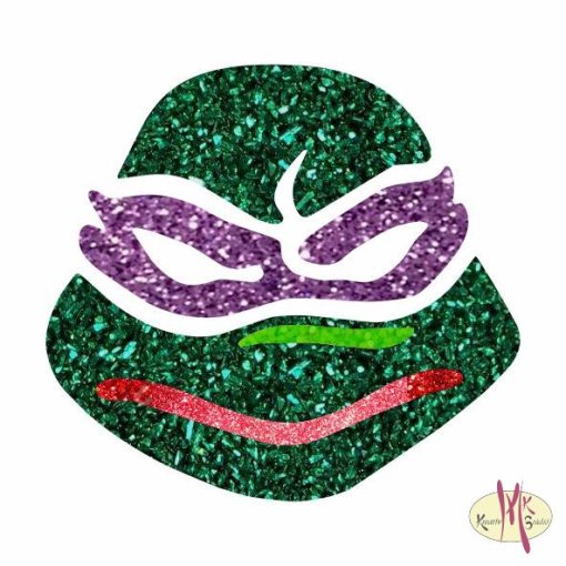 5x5 cm-es csillámtetoválás sablon - Tini Ninja Teknős 74