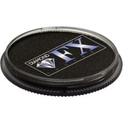 Diamond FX arcfesték - Metál fekete 30g /Metallic Black/