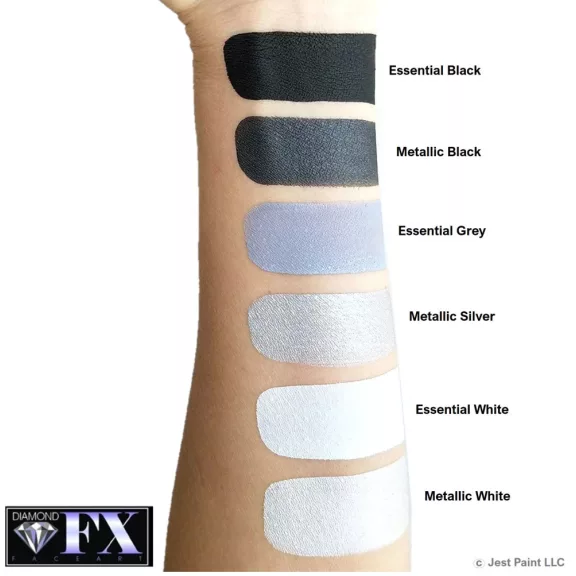 Diamond FX arcfesték - Metál fekete 30g /Metallic Black/