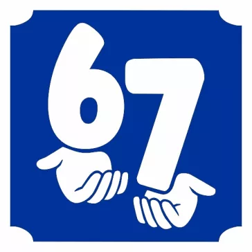 Six-Seven 6-os és 7-es mintás 5x5 cm-es háromrétegű öntapadós csillámtetoválás és számos sablon testfestéshez