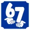 Six-Seven 6-os és 7-es mintás 5x5 cm-es háromrétegű öntapadós csillámtetoválás és számos sablon testfestéshez