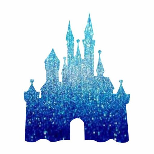 5x5 cm-es Csillámtetoválás sablon -Kastély 95