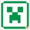5x5 cm-es csillámtetoválás sablon - Minecraft 98