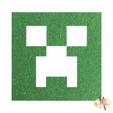 5x5 cm-es csillámtetoválás sablon - Minecraft 98