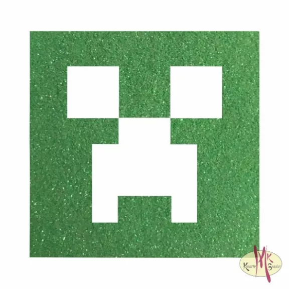 5x5 cm-es csillámtetoválás sablon - Minecraft 98