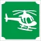  5x5 cm-es Csillámtetoválás sablon - Helikopter 110