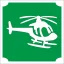  5x5 cm-es Csillámtetoválás sablon - Helikopter 110