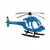  5x5 cm-es Csillámtetoválás sablon - Helikopter 110