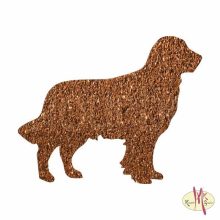 5x5 cm-es Csillámtetoválás sablon - Kutya 114