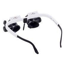 Fejpántos binokuláris órás nagyító állítható 8x-23x nagyítással és LED-del