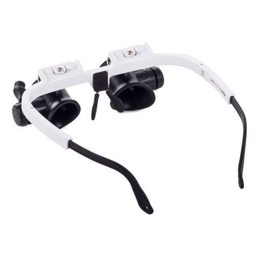 Fejpántos binokuláris órás nagyító állítható 8x-23x nagyítással és LED-del