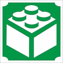5x5 cm-es Csillámtetoválás sablon - Építő kocka 120