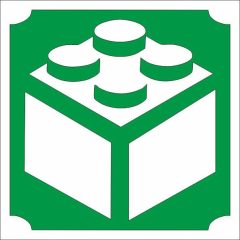 5x5 cm-es Csillámtetoválás sablon - Építő kocka 120