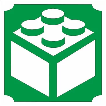5x5 cm-es Csillámtetoválás sablon - Építő kocka 120