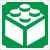 5x5 cm-es Csillámtetoválás sablon - Építő kocka 120