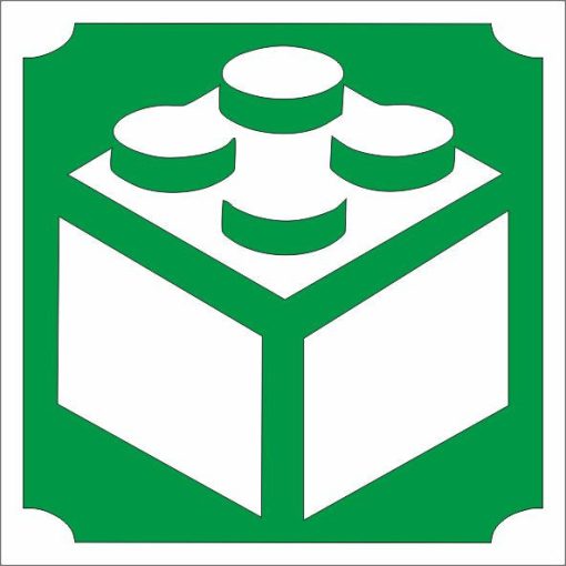 5x5 cm-es Csillámtetoválás sablon - Építő kocka 120