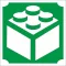 5x5 cm-es Csillámtetoválás sablon - Építő kocka 120