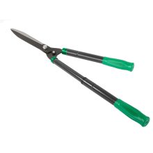 73 cm-ig kihúzható teleszkópos sövénynyíró olló acél pengével és szürke-fekete ergonomikus nyéllel
