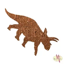 5x5 cm-es Csillámtetoválás sablon - Dino 121