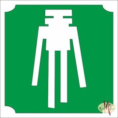 5x5 cm-es Csillámtetoválás sablon - Minecraft 128