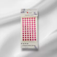 Strasszkő 10 mm Pink 66db/cs
