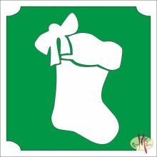 5x5 cm-es Csillámtetoválás sablon - Csizma 138