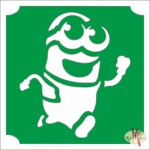 5x5 cm-es Csillámtetoválás sablon - Mignon 141