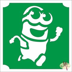 5x5 cm-es Csillámtetoválás sablon - Mignon 141