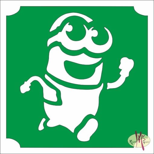 5x5 cm-es Csillámtetoválás sablon - Mignon 141