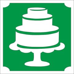 5x5 cm-es Csillámtetoválás sablon - Torta 144