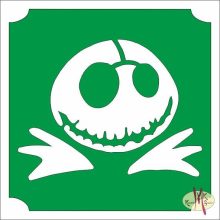 5x5 cm-es Csillámtetoválás sablon - Karácsonyi Lidérc 147