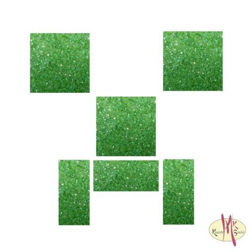 5x5 cm-es Csillámtetoválás sablon - Minecraft 151