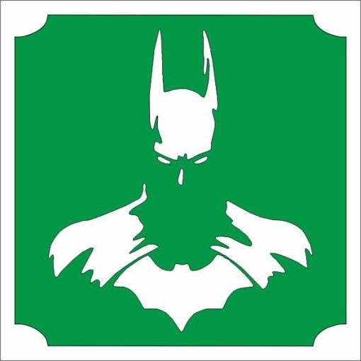 5x5 cm-es Csillámtetoválás sablon - Batman 158