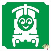 5x5 cm-es Csillámtetoválás  sablon - Thomas a gőzmozdony 160