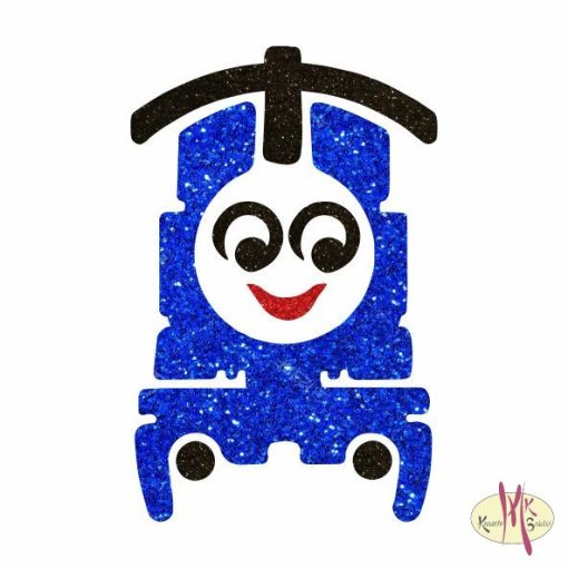 5x5 cm-es Csillámtetoválás  sablon - Thomas a gőzmozdony 160