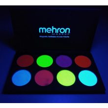 Mehron Paradise Makeup AQ - 8 szín paletta - Neon UV Glow
