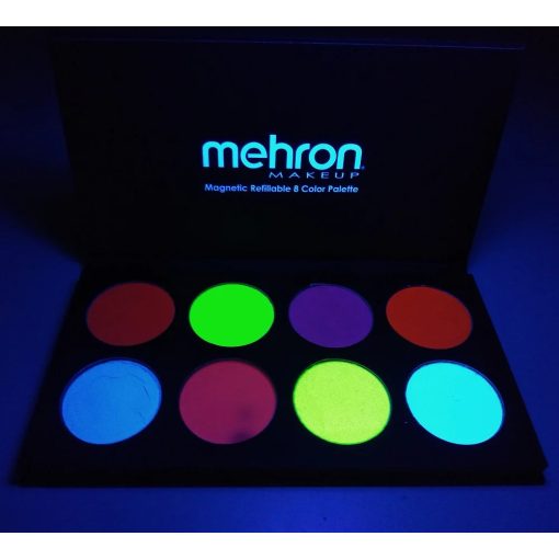 Mehron Paradise Makeup AQ - 8 szín paletta - Neon UV Glow