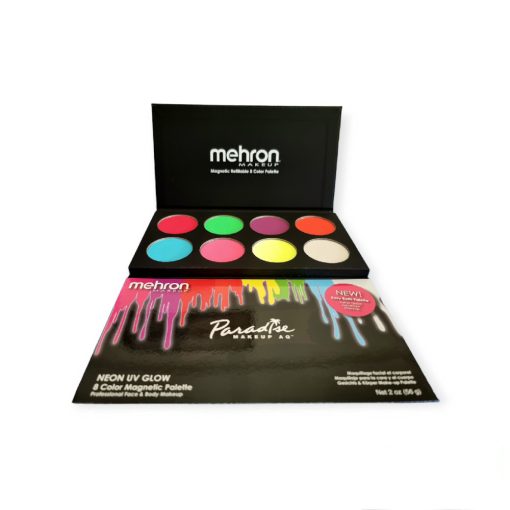 Mehron Paradise Makeup AQ - 8 szín paletta - Neon UV Glow