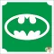 5x5 cm-es Csillám tetoválás sablon - Batman 169