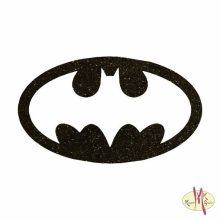 5x5 cm-es Csillám tetoválás sablon - Batman 169